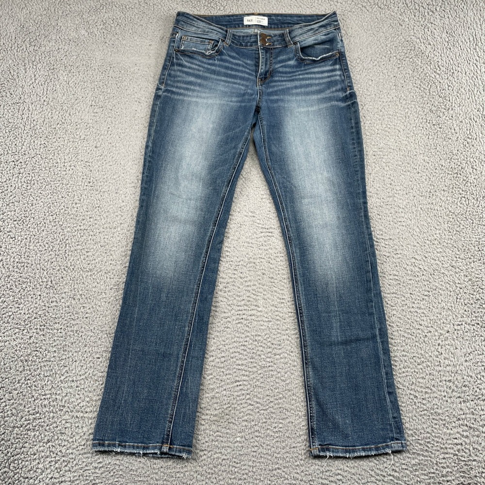 BKE Jeans Women 28 Blue Victoria Universal Fit Mid-Rise Straight Stretch Denim